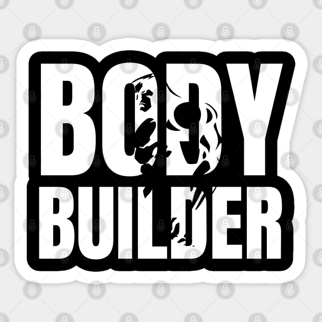 Body Builder Bodybuilder Gym Fitness Training Gift Sticker by Onceer